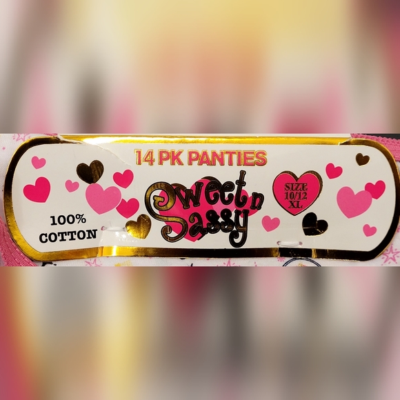 14 PK PANTIES SIZE 10/12 XL 100% COTTON - Picture 2 of 7